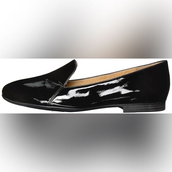 Naturalizer Women's Emiline Slip-On Loafer Black Leather Size 8 - Picture 2 of 15